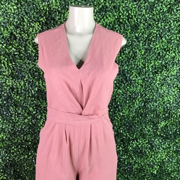 Mauve pink wide leg jumpsuit nwt - Picture 2 of 4